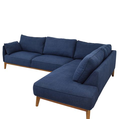 macy's blue sectional.